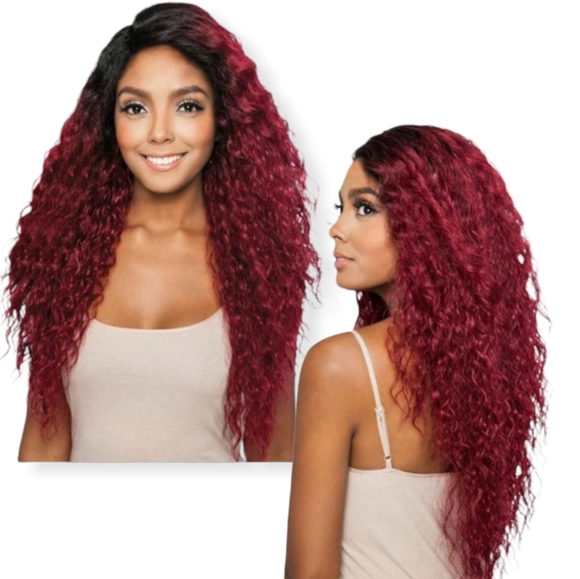 Mane Concept, Red Carpet Lace Front Wig, Style: RCD2602 TARA, Color: 1B, NWT - Picture 1 of 5